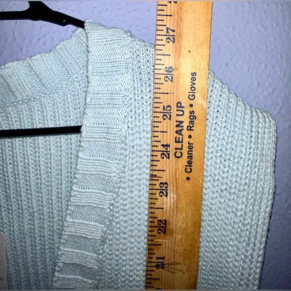 NWT unisex Cotton on baby blue sweater vest L - Picture 3 of 8